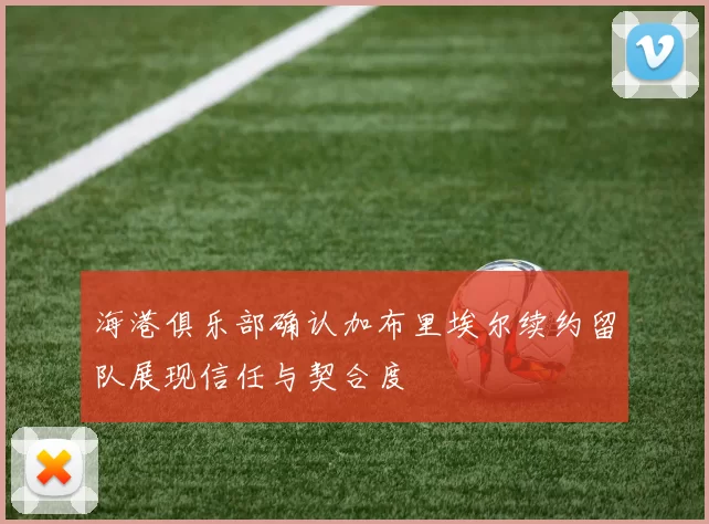 海港俱乐部确认加布里埃尔续约留队展现信任与契合度